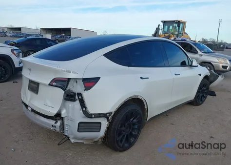 2022 Tesla Model Y Long Range Dual Motor All-Wheel Drive from USA, damaged, VIN 7SAYGDEE8NF387788